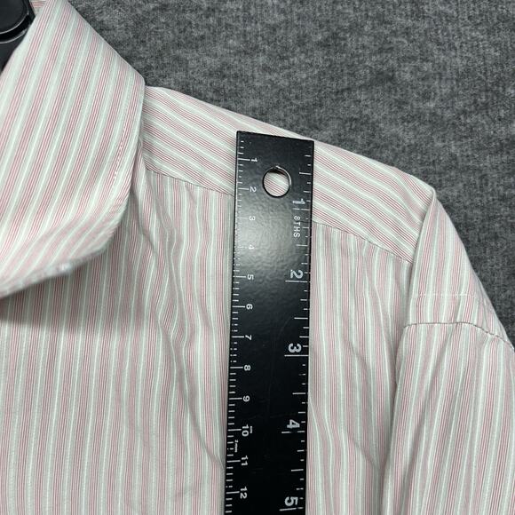 Ermenegildo Zegna Men’s Large Stripped Long Sleeve Button Up Dress Shirt (43/17) - Picture 3 of 8